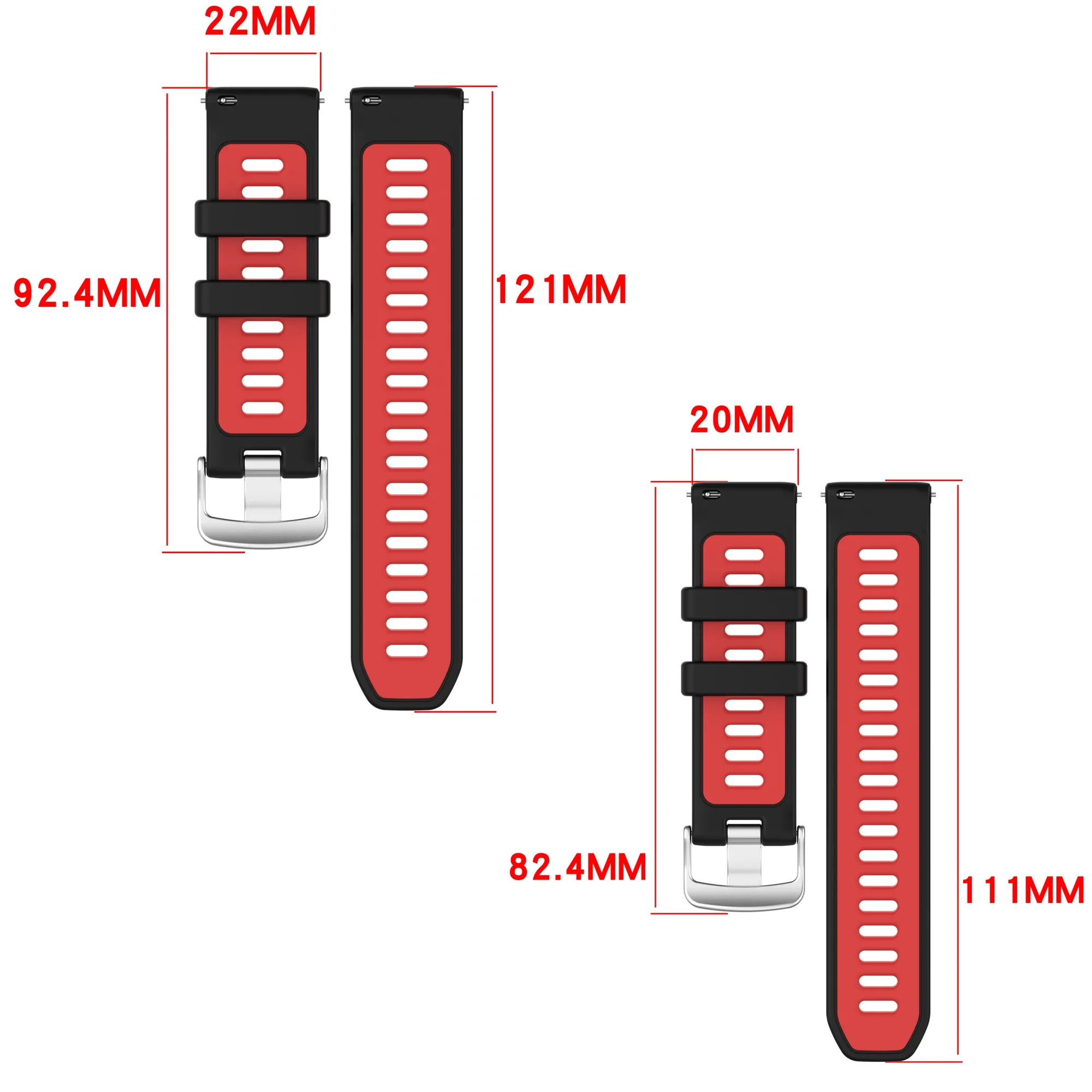 Фото Силиконовый спортивный ремешок для Garmin Venu4, Venu3 45 мм, SQ 2 / Active5 / Active6 / Vivoactive 6, 5, 3 №3