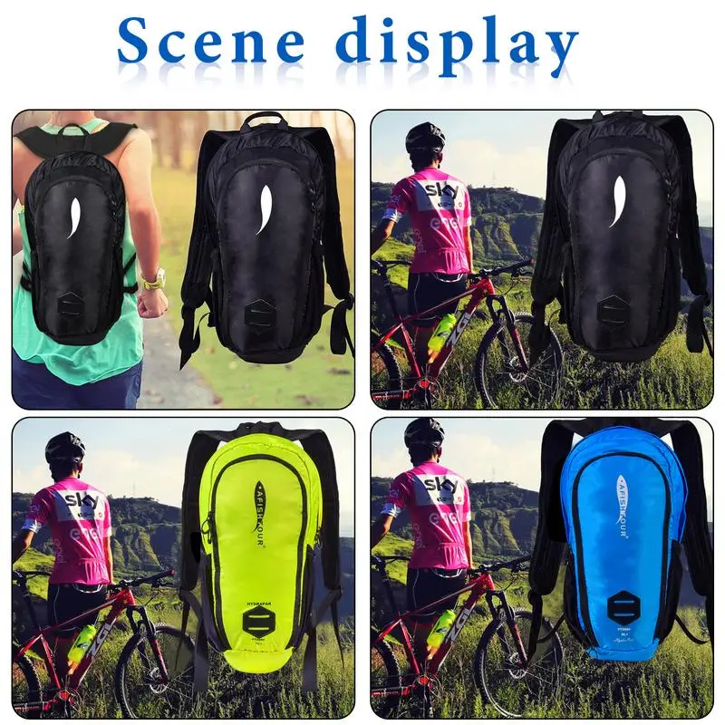 Cycling Hydration Backpack Sports Pack Bag With 2L Hydration Bladder Cycling Gear Outdoor Hydration Equipment For Fishing Hiking