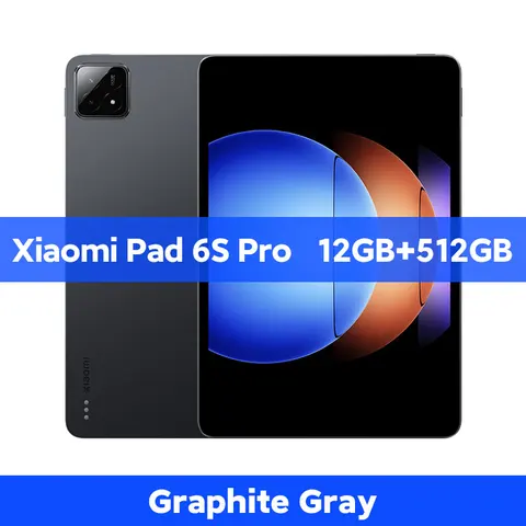 [Телефон] Xiaomi Pad 6S Pro, процессор Snapdragon 8 Gen 2, аккумулятор 10000 мАч, аккумулятор 120 Вт, гиперзарядка 12,4 дюйма, 144 Гц, 3K, дисплей 3048x2032
