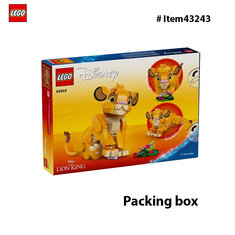 Lego 43243 Строительный Набор Simba king Lion Игрушечный Кубок Подарок Для Ролевых Игр