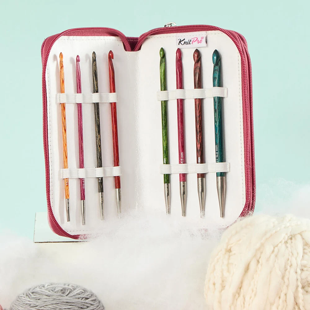 Новое поступление набор крючков для вязания крючком Knitpro Dreamz Deluxe в афганском