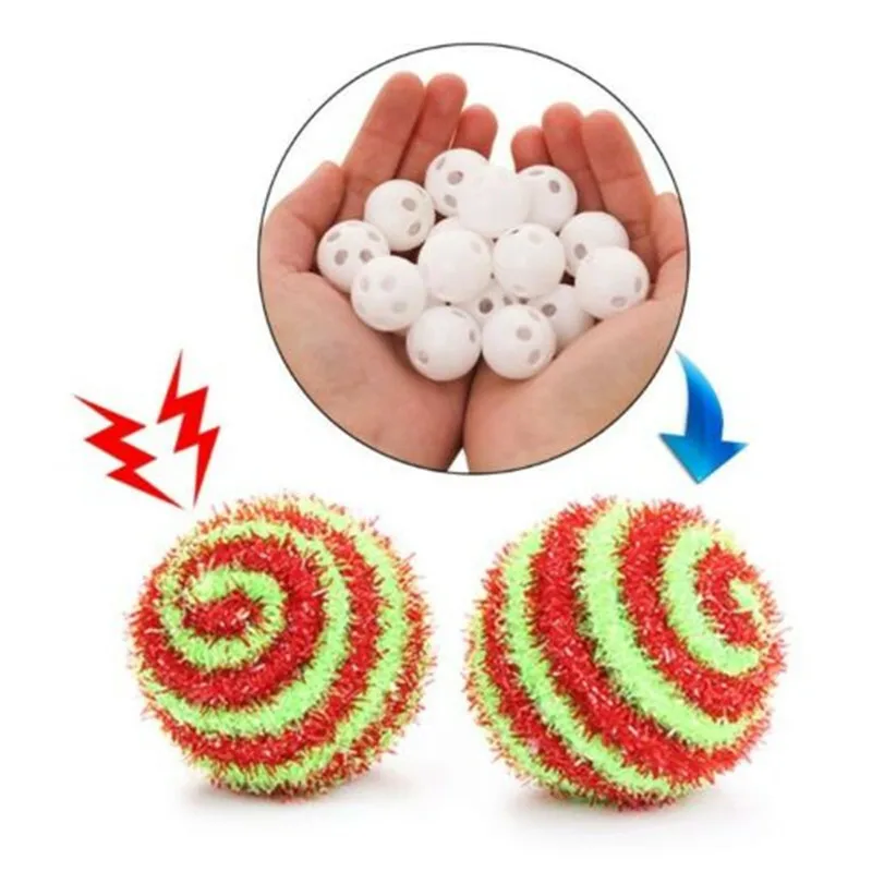 

50pcs 24mm Plastic Rattle Bell Balls Squeaker DIY Dog Bird Toys Beads Noise Maker Repair Fix Pet Accessories No Plush Thread