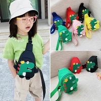 cute baby bag cartoon dinosaur kids bags kindergarten preschool outdoor travel backpack for boys girls shoulder crossbody 1 pcs