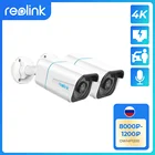 Смарт ip-камера Reolink 4K 8MP PoE для наружного наблюдения человекаавтомобиля инфракрасное ночное видение человекаRLC-810A обнаружения автомобиля