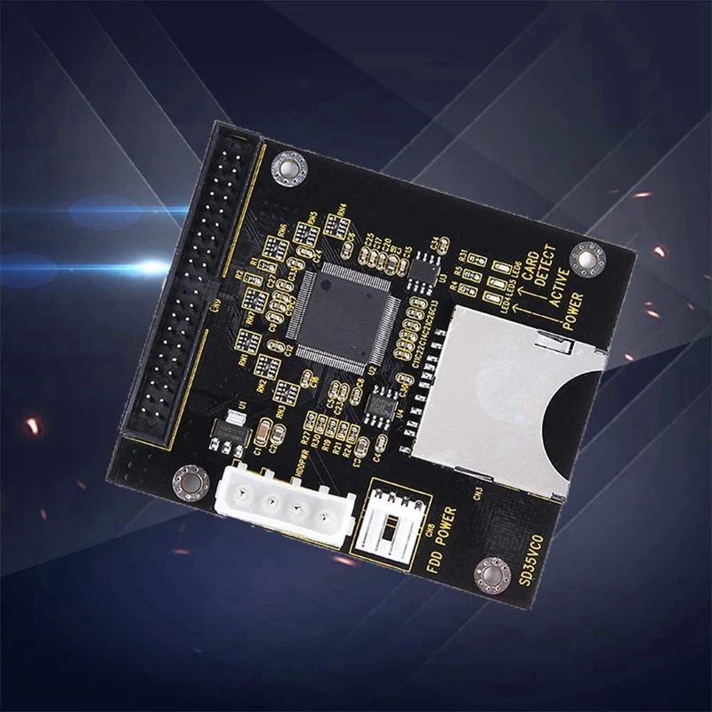 Карта SDHC к IDE 3 5-дюймовому 40-контактному адаптеру папа Адаптер жесткого диска SDXC MMC