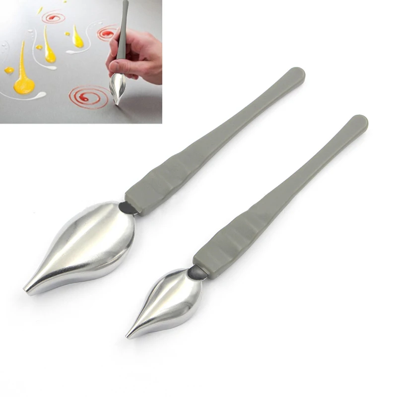

Kitchen Supplies Sauce Art Pencil Dessert Decorating Draw Design Nozzle Portable Sauce Painting Pencil Spoon Chocolate Tools