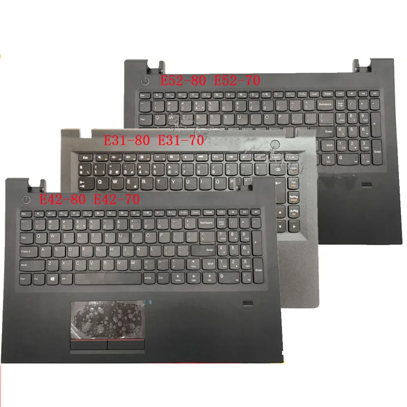 Keyboard Touchpad For Lenovo E52 E52-80 V510-15IKB /E42-80 V510-14/E31-80 Palmrest NEW Laptop Upper Case/Bottom Base Cover