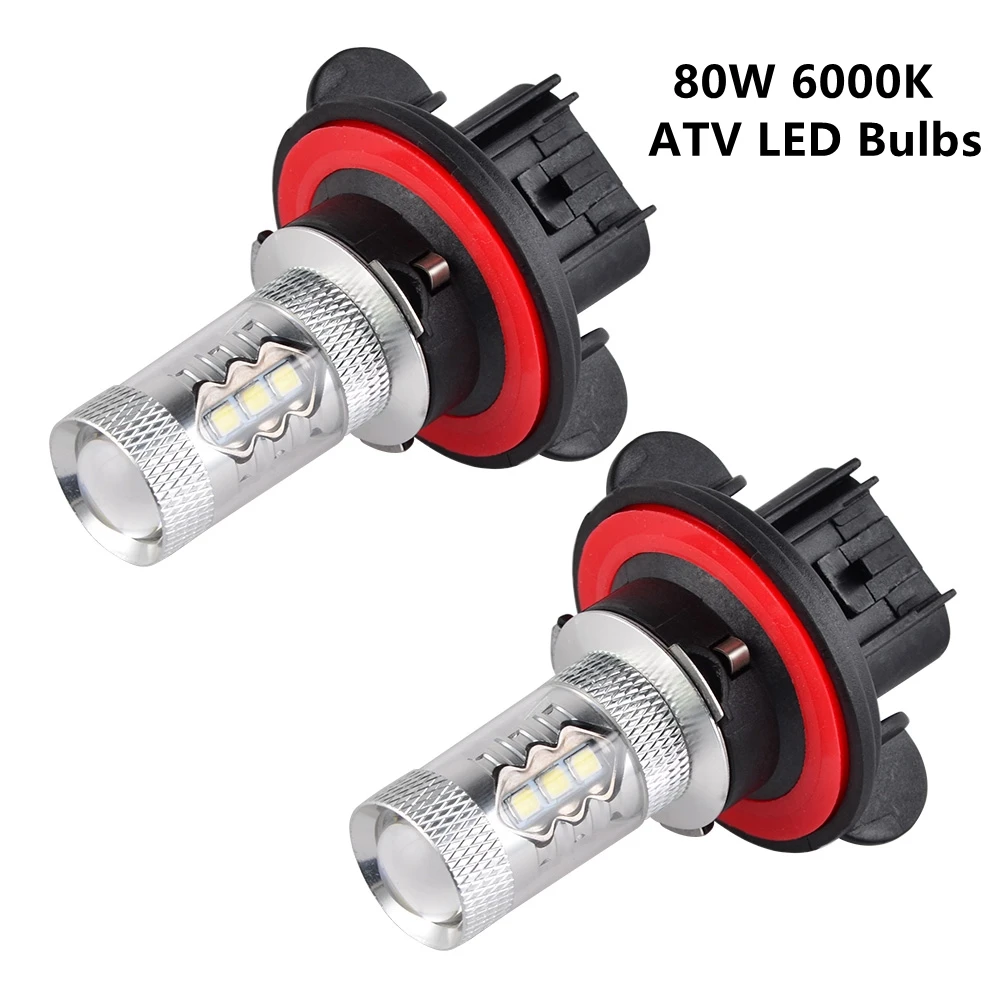 

Светодиодные лампы H13 2x80 Вт для Polaris RZR 800 570 Scrambler 500 Ranger 800 900 Kawasaki Mule PROFX PROFXT ATV Polaris Lamp