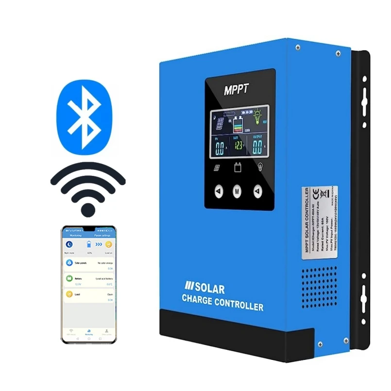 MPPT 100A Контроллер заряда солнечной батареи 150VDC регулятор системы для 12В LiFePO4/12В