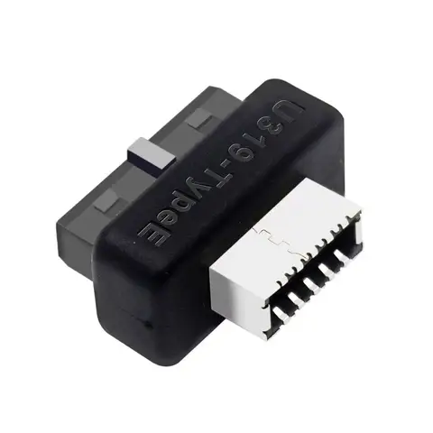 Внутренний разъем USB 3.0 к USB 3.1/3.2 Тип C Передний адаптер типа E 20-контактный на 19-контактный преобразователь для разъема материнской платы ПК