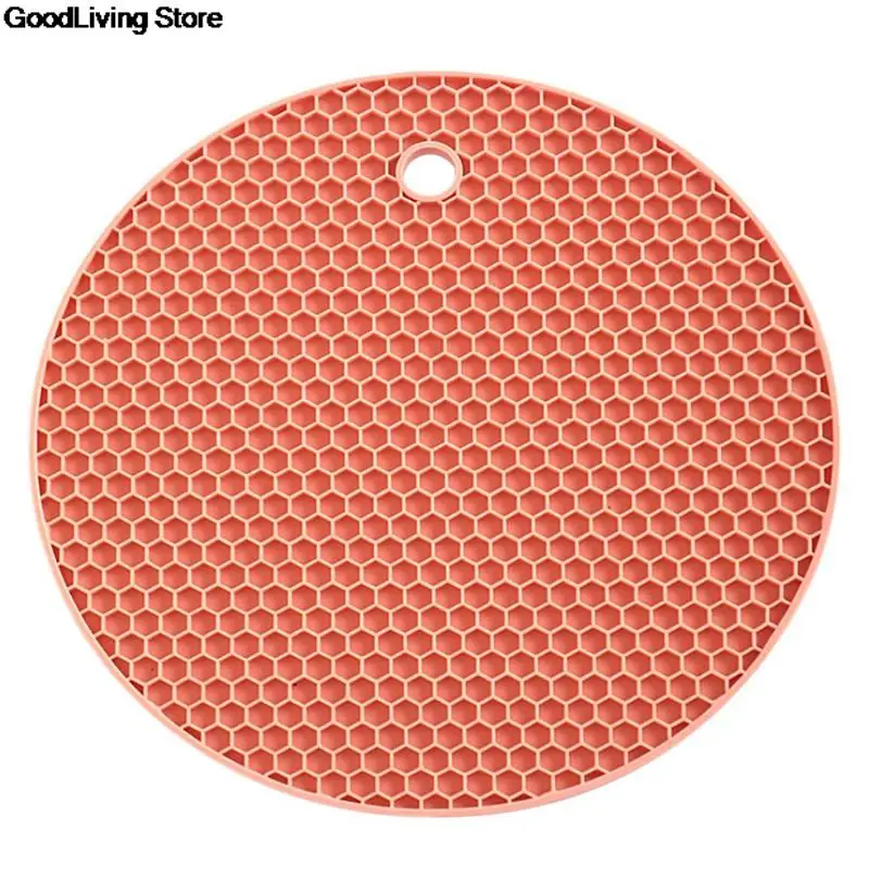 Многофункциональный Круглый термостойкий силиконовый коврик подставки для