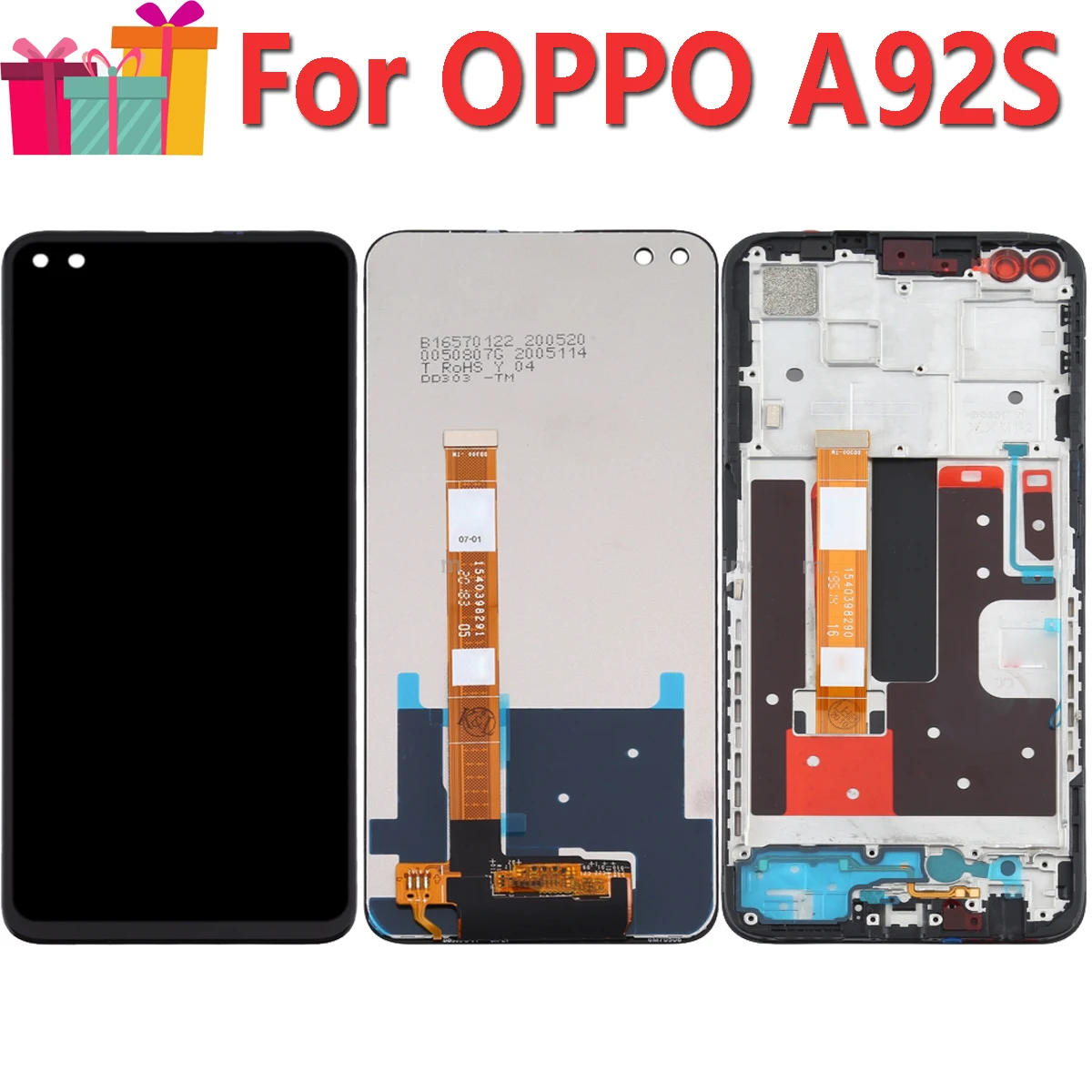 

6,57 "оригинальный для OPPO A92S PDKM00, ЖК-дисплей, детали для замены