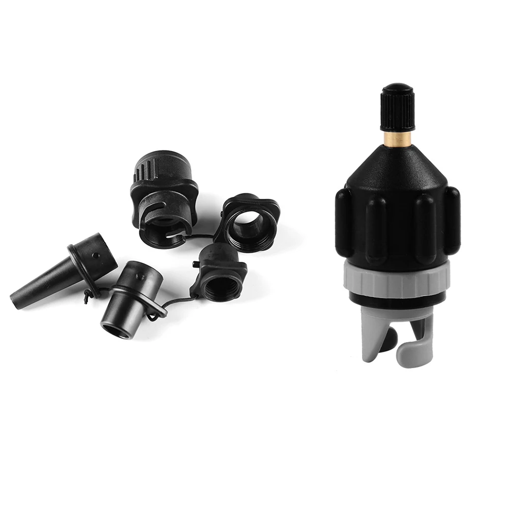 

Water Sports Air Nozzle Valve Adapter Sporting Goods 4 Different Joints Inflatable Pump Adapter Quick Inflated