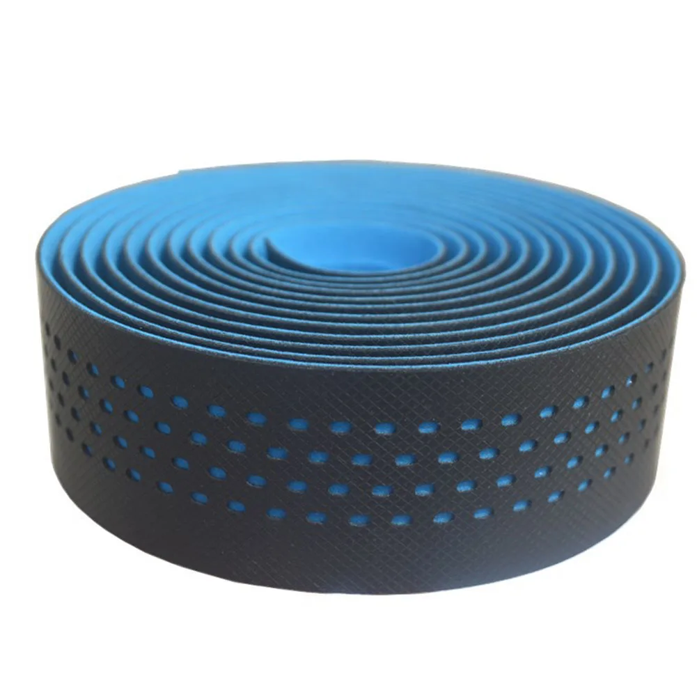 

1 пара Сменный ремень Противоскользящий поглощающий пот дорожный велосипед практичная ручная лента ремень амортизирующие двухцветные вел...