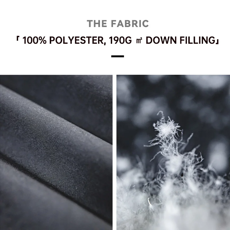 Мужская уличная куртка на белом утином пуху с капюшоном теплая и плотная зимняя