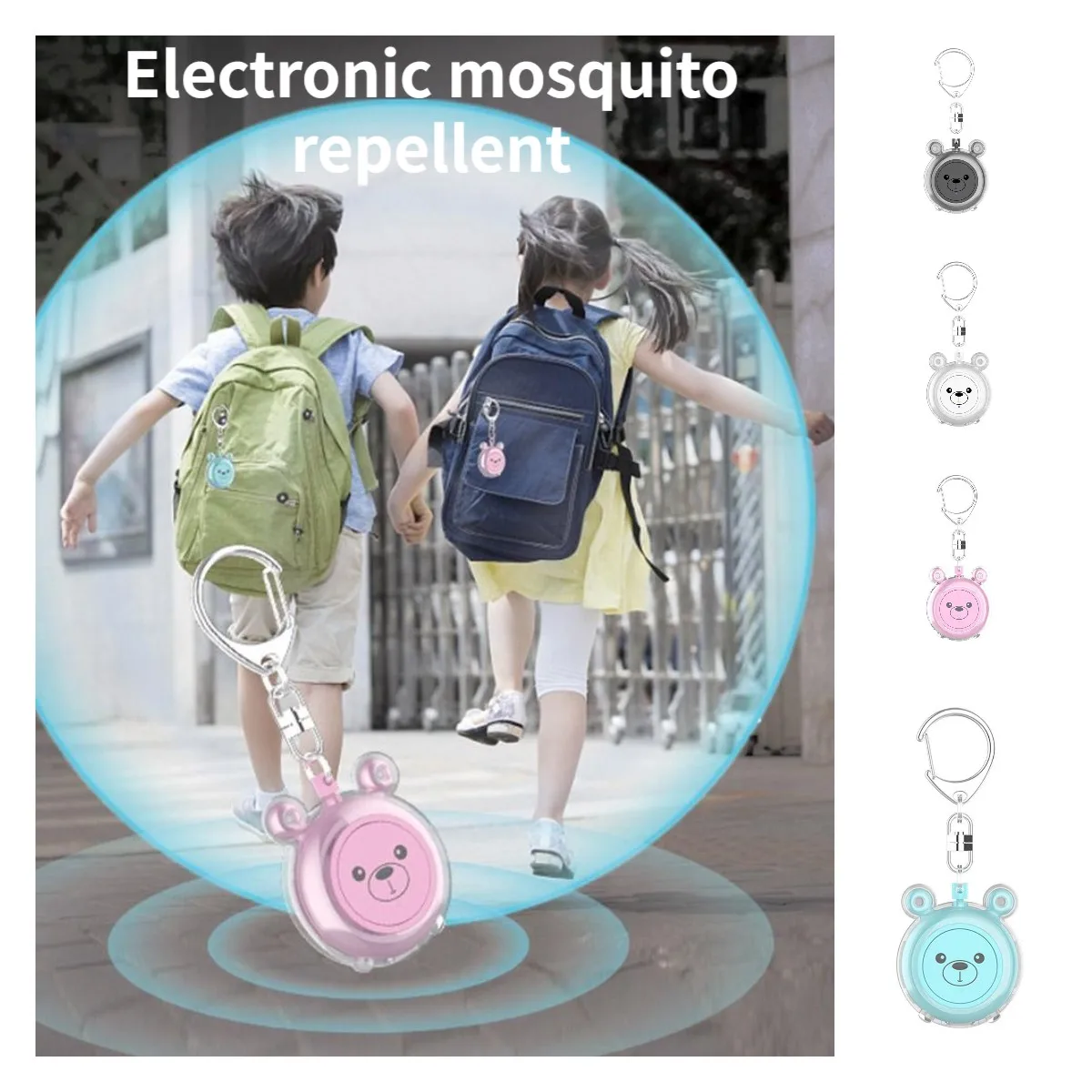 Портативный ультразвуковой репеллент от насекомых и комаров USB электронный