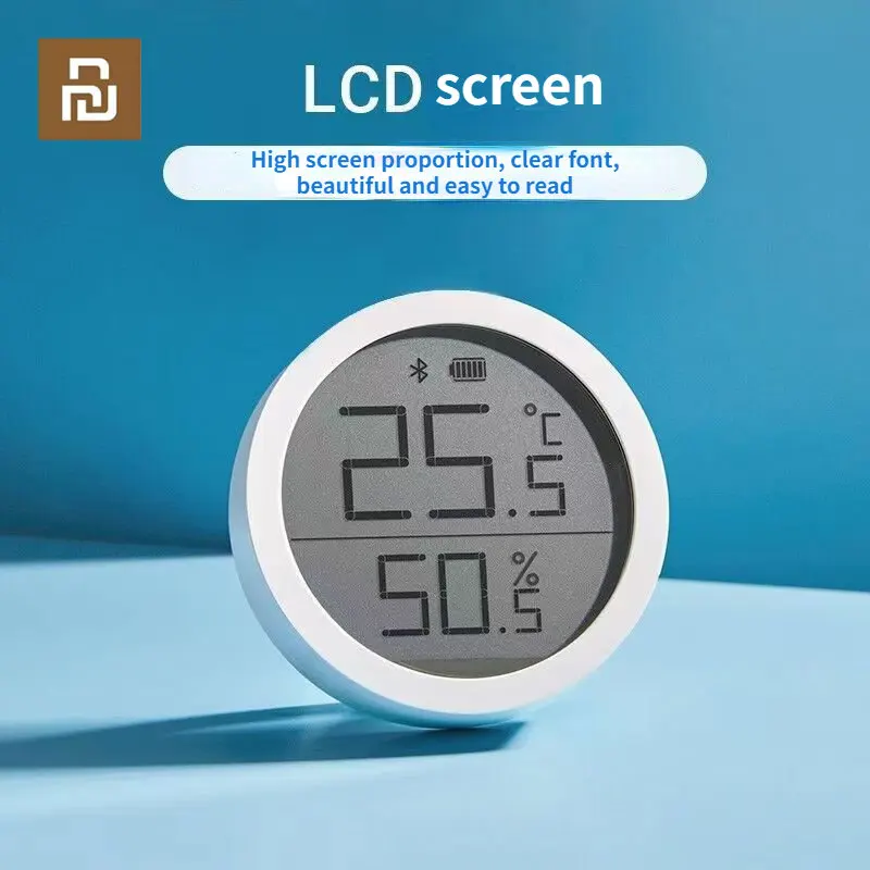 

New Xiaomi Qingping Bluetooth Hygrometer Thermometer Temperature & Humidity Sensor for Apple HomeKit/Mijia App for Home