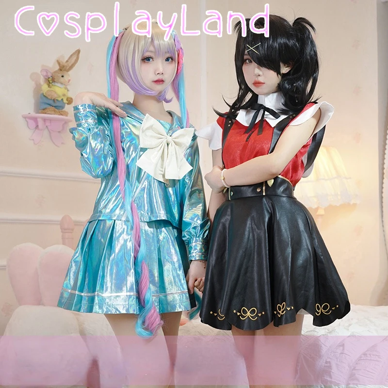 

Game Needy Girl Overdose Cosplay Costume KAngel / Ame-chan Cosplay Cute Girl Fancy Dress JK Uniform Sailor Suit Skirt Tie