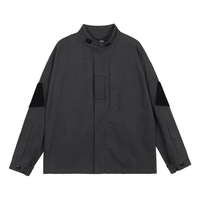 

LIFE CAVEMPT Jackets for Men Women Colths Y2k Windbreaker Jacket Accommodative Casual Velcro Sweatshirs