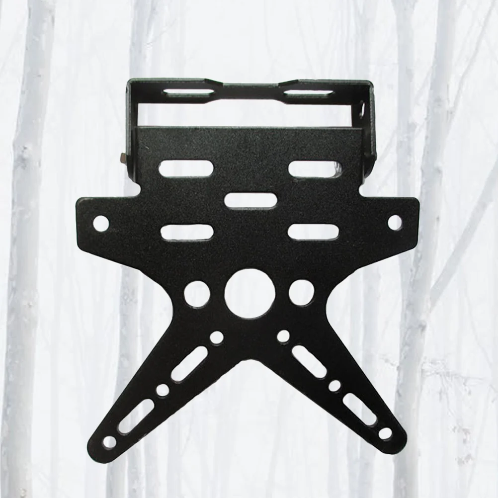

Plate License Motorcycle Holder Mount Rear Stainless Steel Side Bracket Universal Eliminator Frame