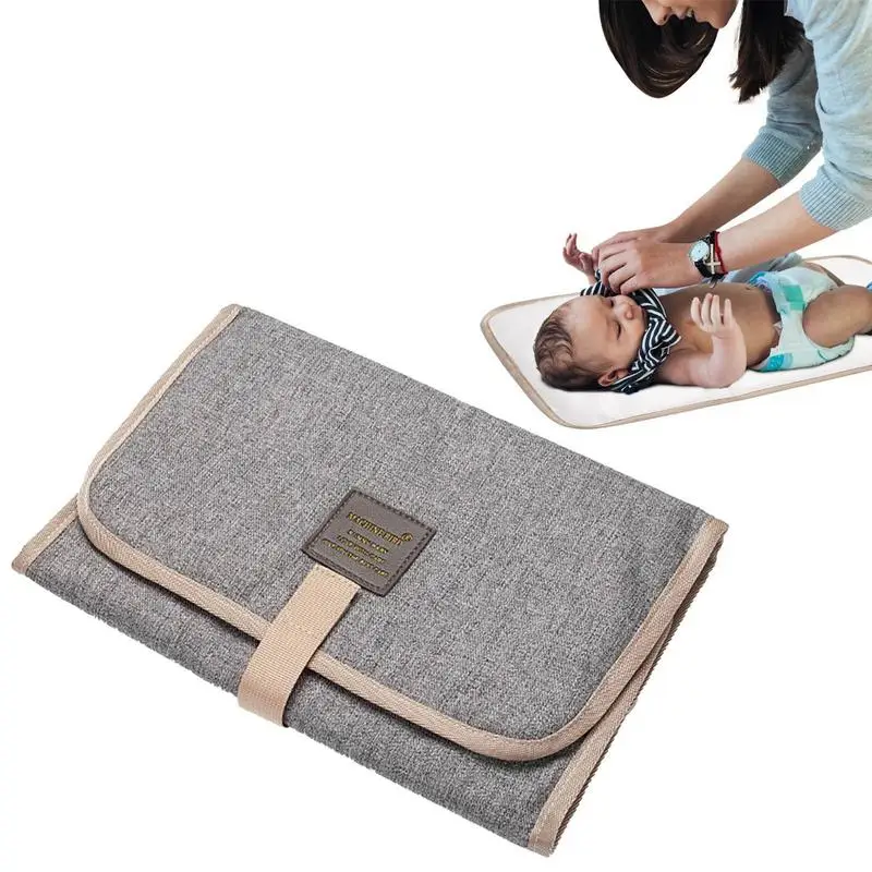 

Foldable Baby Diaper Changing Pad Waterproof Newborn Diaper Pad Portable Toddler Changing Table Durable Oxford Baby Diaper Sheet