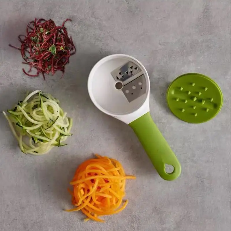 Спиральный кухонный инструмент для овощей из нержавеющей стали