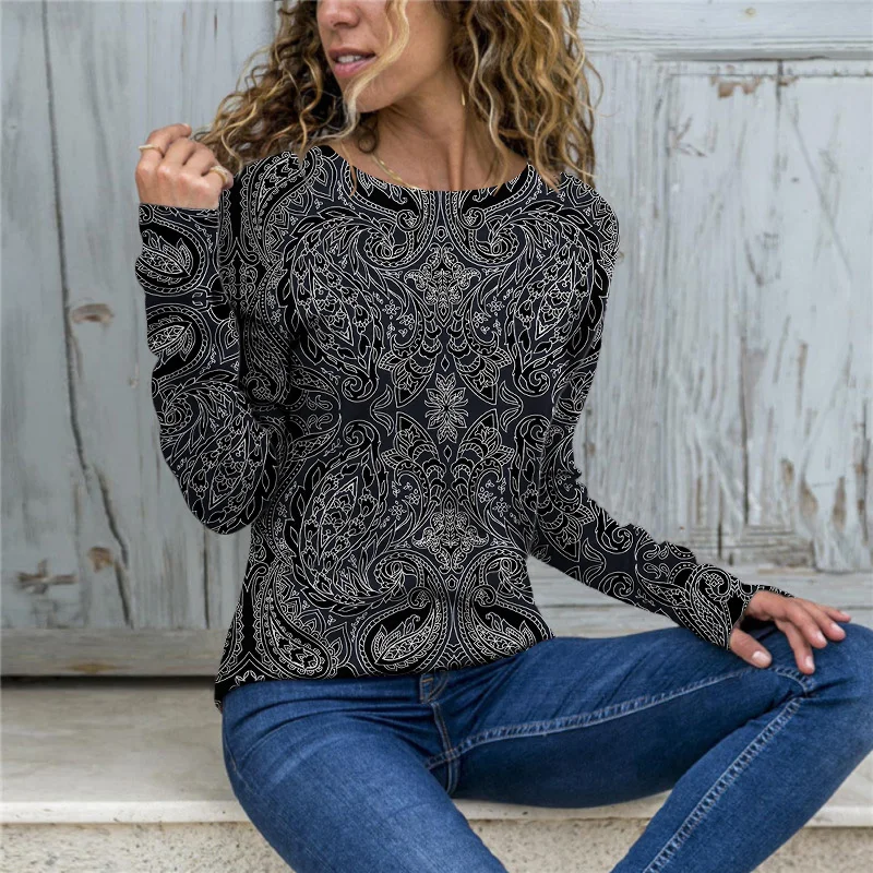 Элегантная модная футболка большого размера с принтом бабочек туника женская