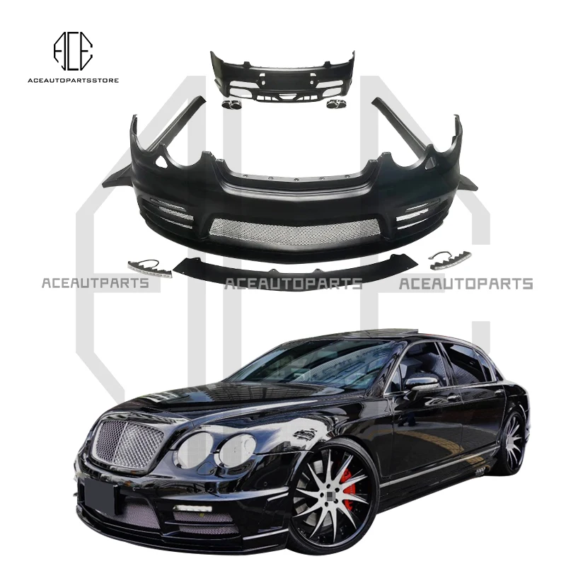 For Bentley Flying Spur 09-13 Fiberglass Body Kit Flying Spur Front Shovel Diffuser Spoiler Frp Body Kit