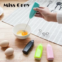 electric milk frother coffee maker handheld mixer foamer egg beater portable blender for chocolate cappuccino kitchen whisk tool