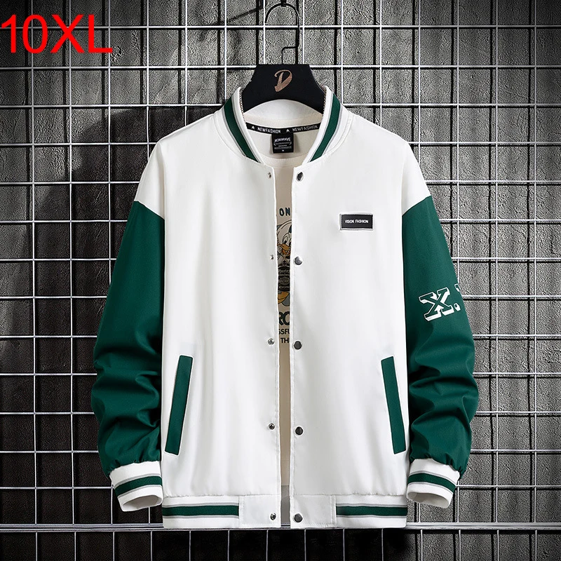 10XL Женская бейсбольная куртка Мужская модная повседневная в стиле пэчворк