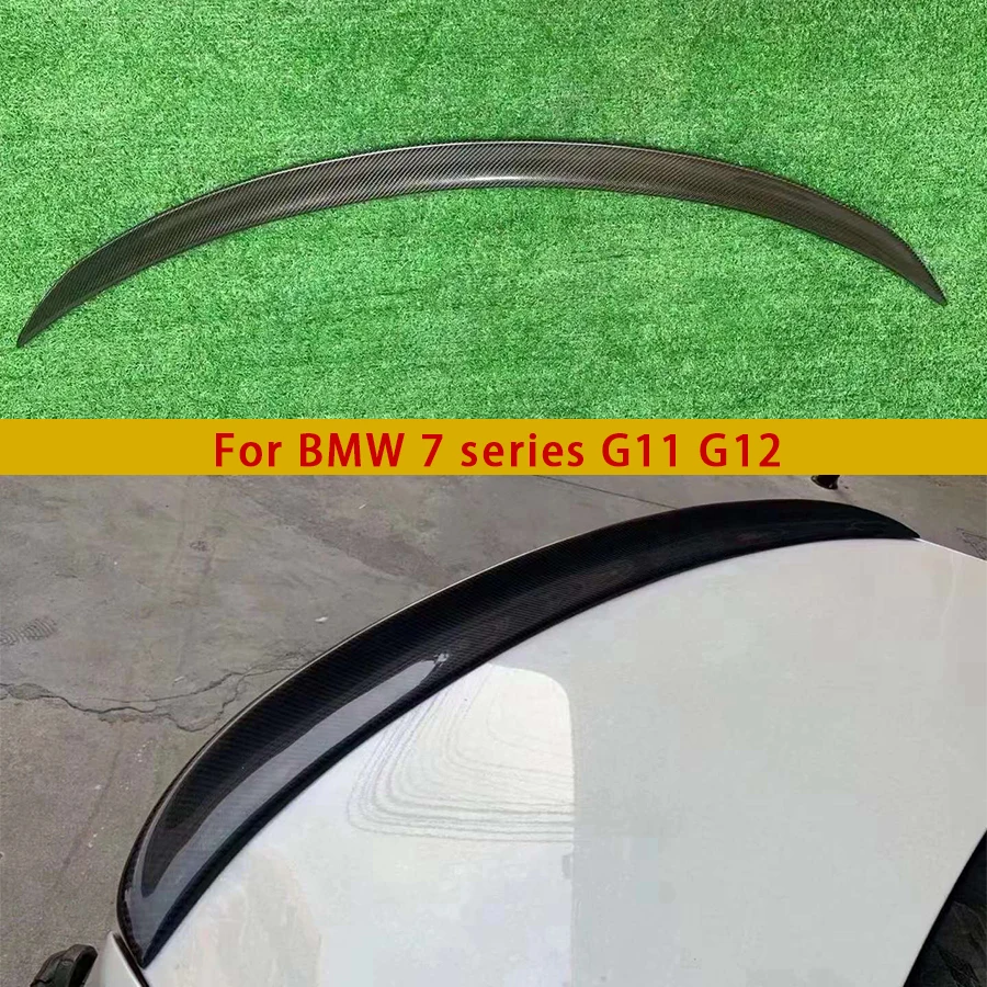 Для BMW 7 серии G11 G12 хвостовые плавники из углеродного волокна задний спойлер