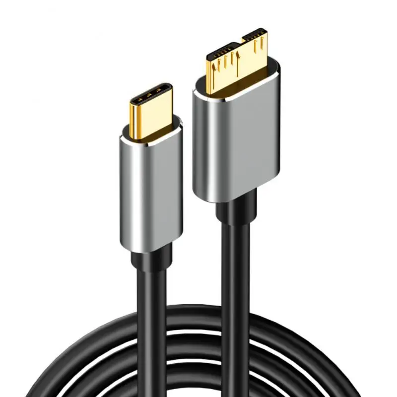 

5Gbps USB Type C To Micro B 3.0 Connector Cable 5A Quick Charging For MacBook Laptop Hard Drive Disk Smartphone MicroB Wire Cord