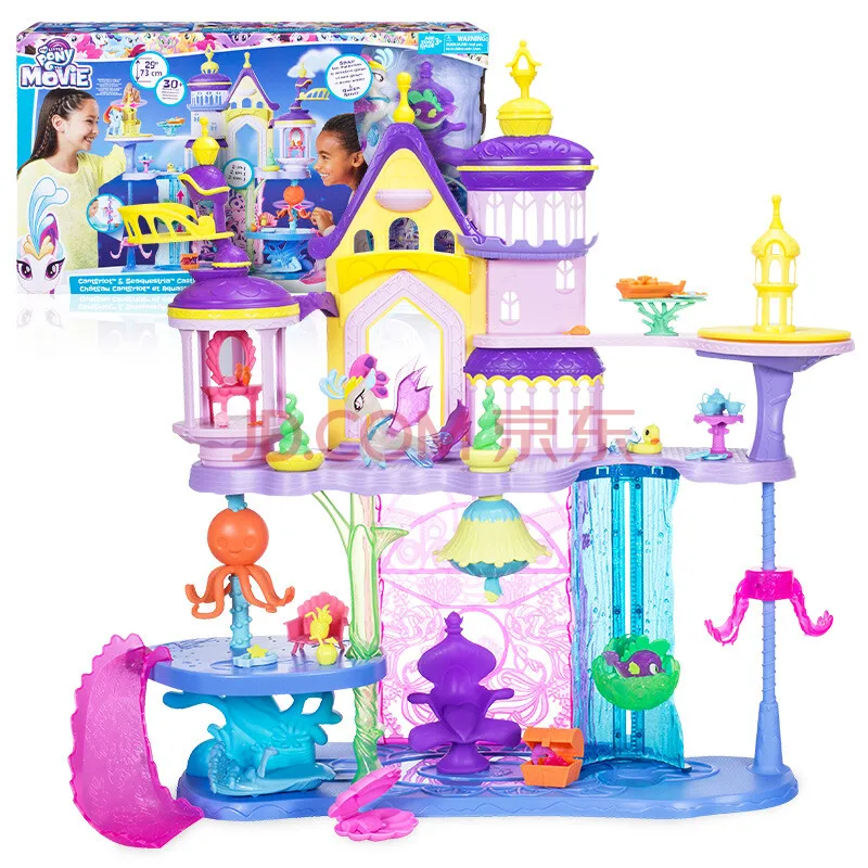 

Hasbro My Little Pony Friendship Equestria Canterlot Castle Water Kingdom Model Toy Children Play House Best Birthday Gifts