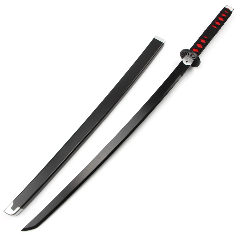 

100cm Cosplay Anime show Demon Slayer: Kimetsu No Yaiba weapon Tanjirou Kamado wooden Sword Japan samurai Sword Costume party