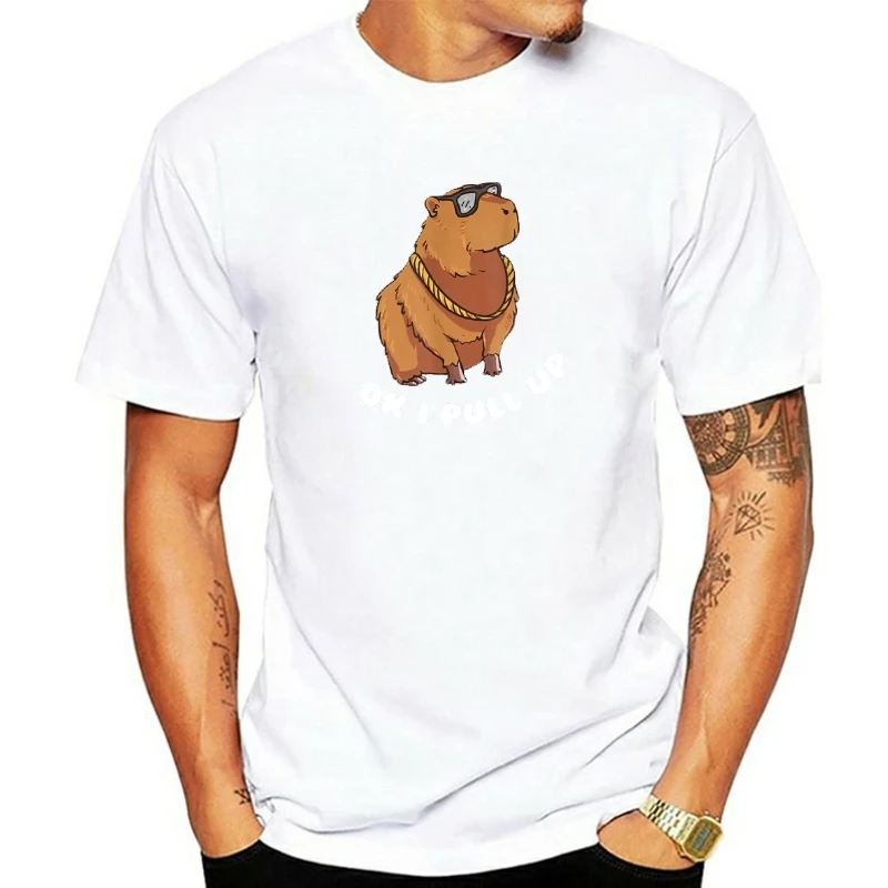 

Cute Capybara Clothing T-Shirt Women Vintage T Shirt 2023 Casual Anime Top Tees T Shirt Manga Short Sleeve Female Graphic Tee