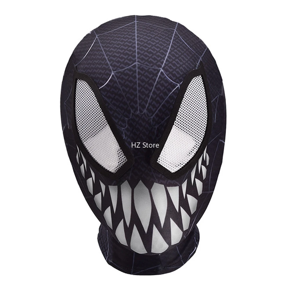 

Marvel Joker Spider-Man: Into the Spider-Verse Mask Halloween Cosplay Costume Head Cover Fabric Material Headwear