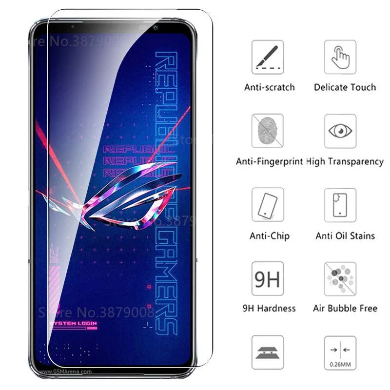 Защитный стеклянный чехол 6 в 1 защитная пленка для телефона ROG Phone6 Phone6pro 5G