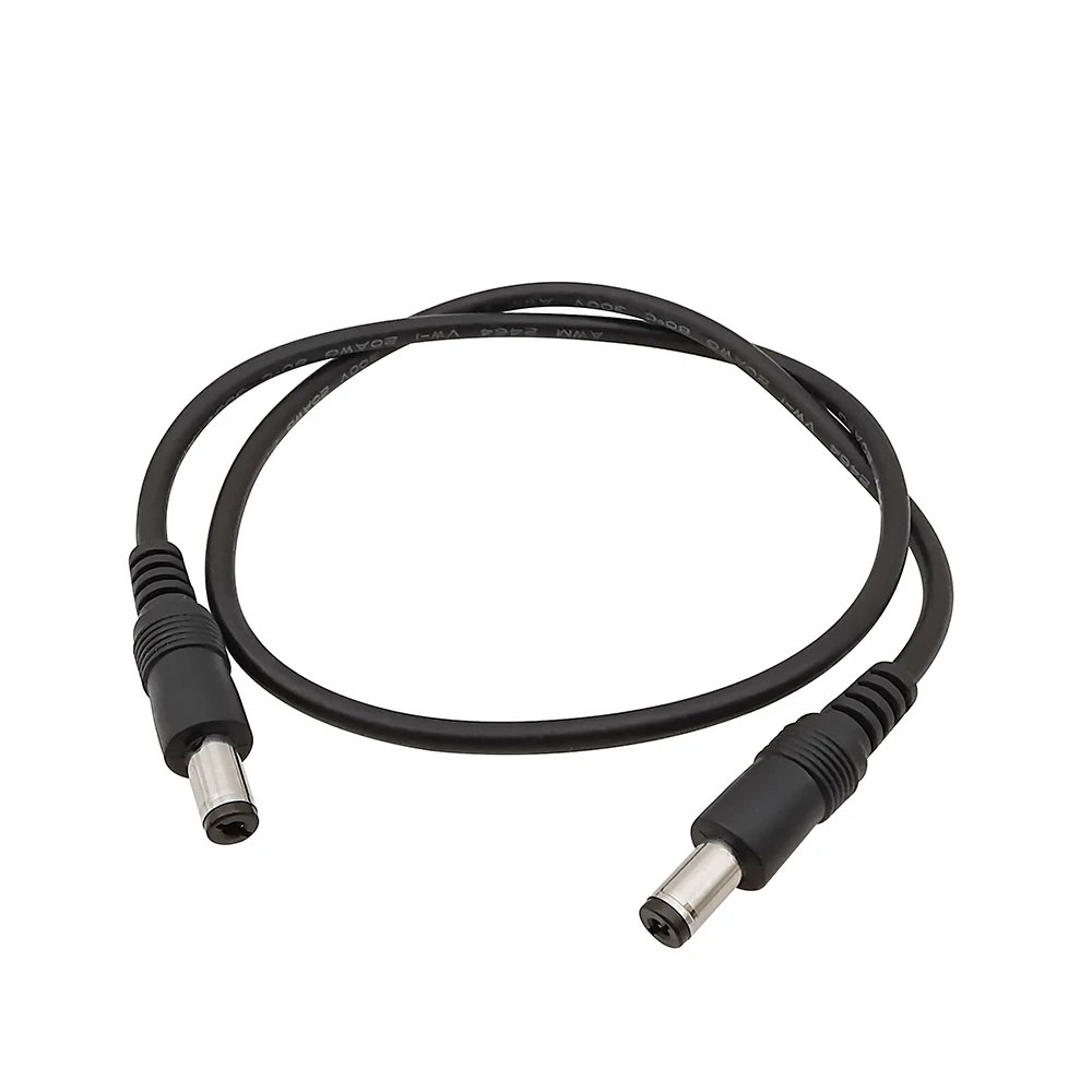 

1 шт. черный кабель питания постоянного тока 5,5 мм x 2,1 мм штекер к 5,5 мм x 2,1 мм Штекерный разъем Удлинительный шнур для камеры видеонаблюдения