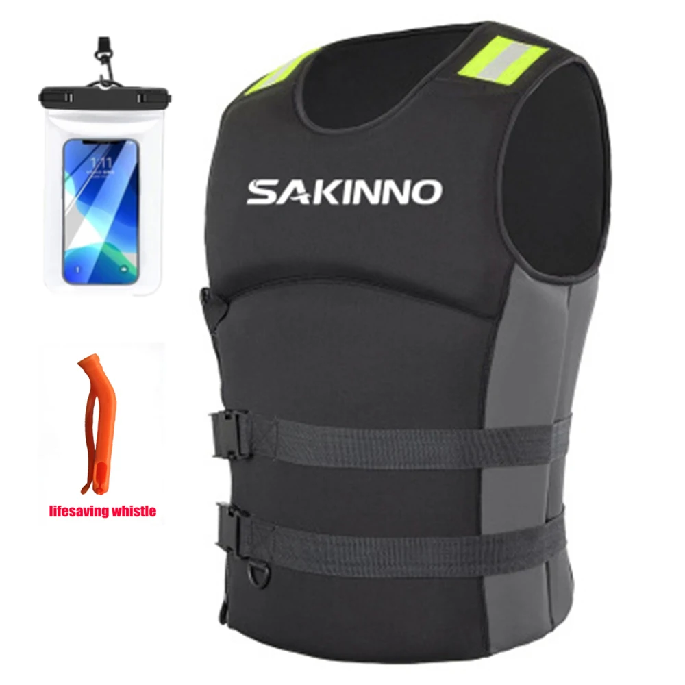 

New Adult Children Swimming Buoyancy Vest Neoprene Life Jacket Fishing Surf Kayak Surfing Water Sports Safety Life Jacket XS-2XL