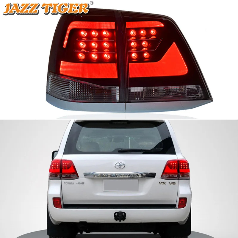 

Car LED Taillight Tail Light For Toyota Land Cruiser 200 FJ200 LC200 2008 - 2015 Rear Fog Lamp + Brake + Reverse + Turn Signal