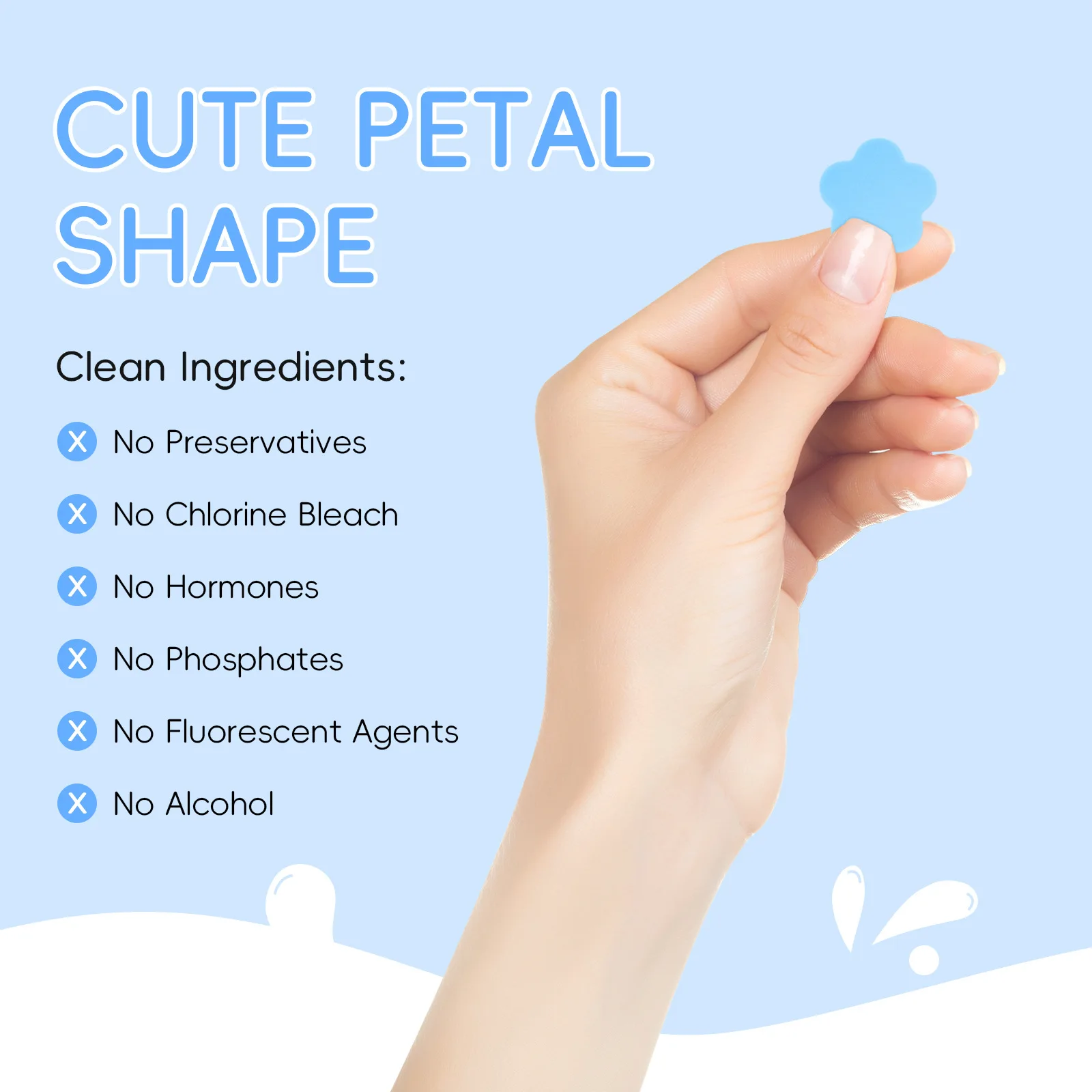 Фото Портативные мыльные таблетки LAIKOU 4 г, дезинфицирующее средство для рук в виде молочной бумаги, пенящиеся мыльные таблетки для мытья рук в дороге, увлажняющие. №5