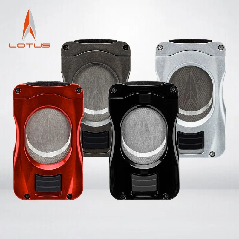 Резак для сигар Lotus GT с двойными гильотинными лезвиями слот на дне легкой очистки