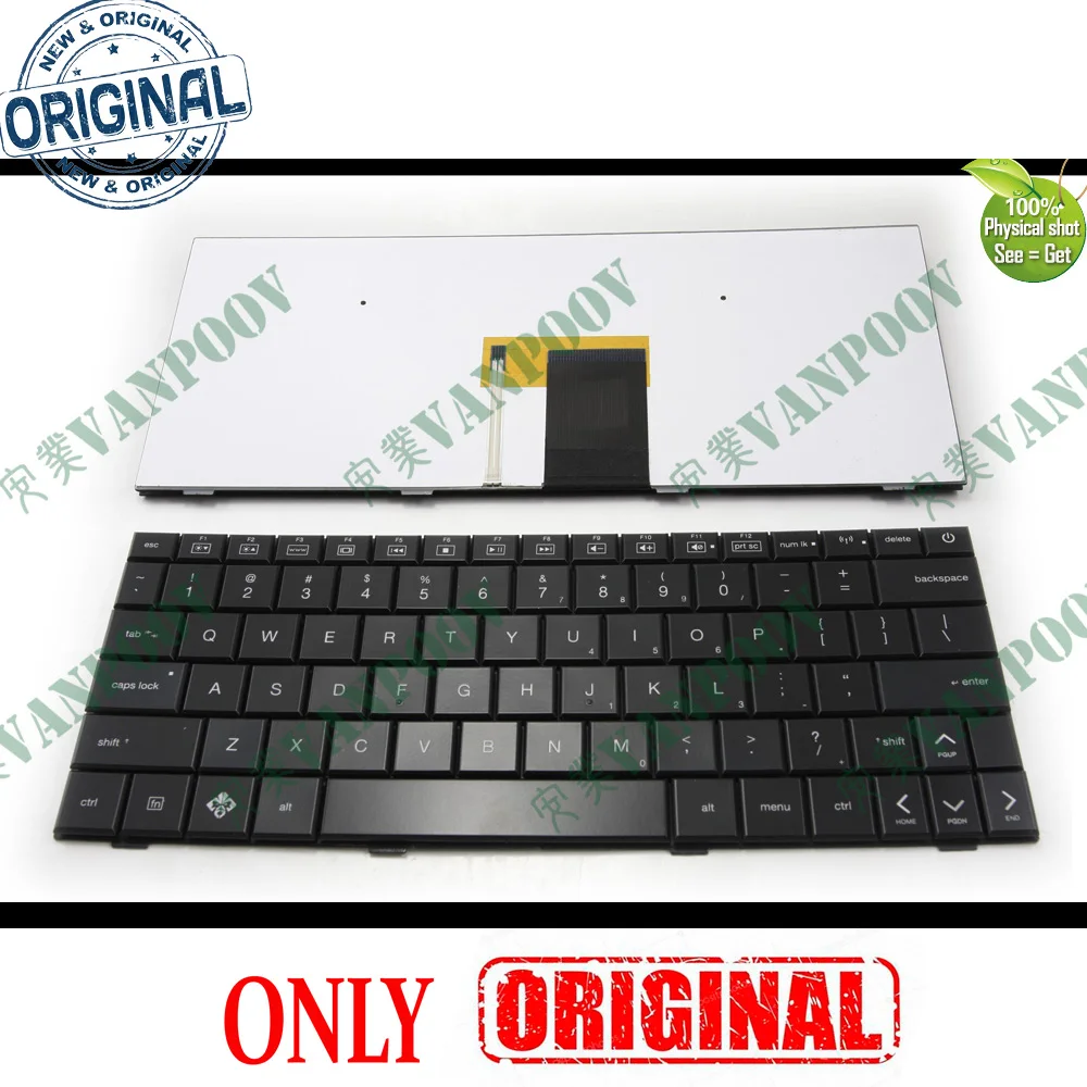 

New Laptop keyboard for HP Voodoo for Envy 133 Black US with backlit