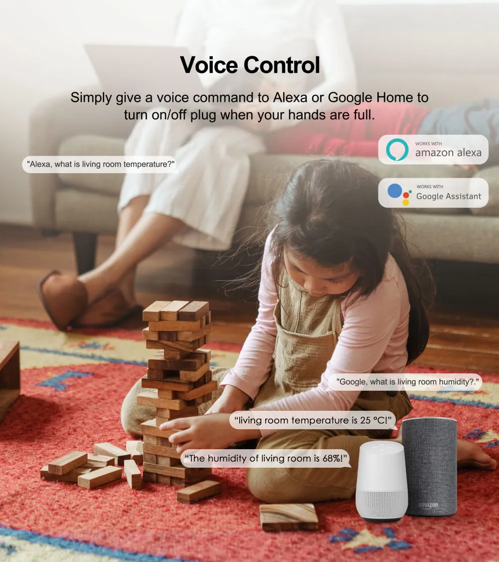 Tuya Smart Life WiFi/Zigbee датчик температуры детектор влажности гигрометр термометр