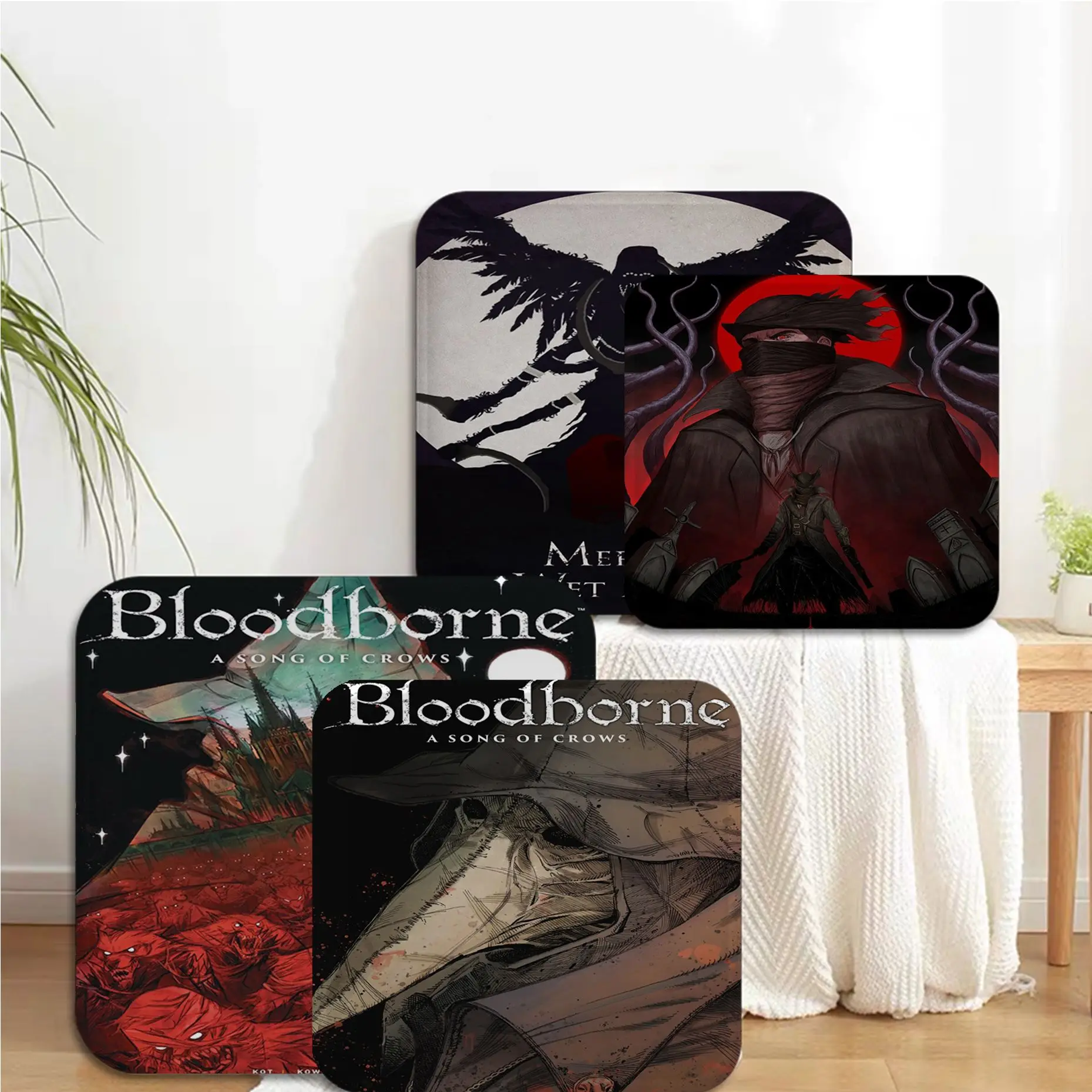 

Bloodborne European Sofa Mat Dining Room Table Chair Cushions Unisex Fashion Anti-slip Seat Mat