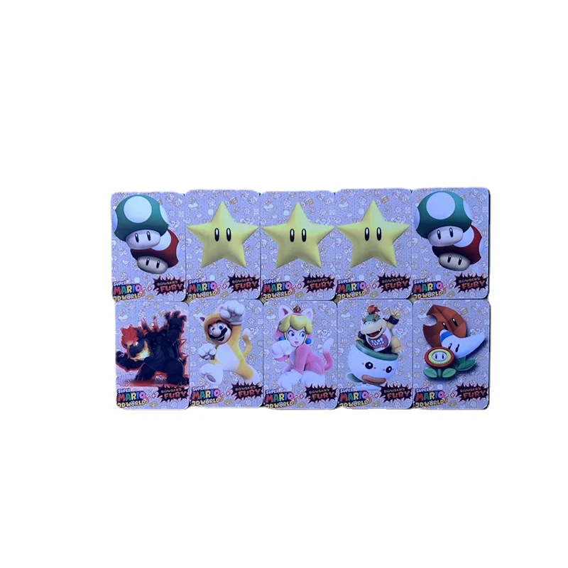 

Mario Odyssey Amiibo Cards Full Set of 10 Linked Cards 3D World Odyssey Toys Kids Free Shipping Items