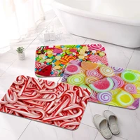colorful delicious candy room mats nordic style bedroom living room doormat home balcony anti slip toilet rug