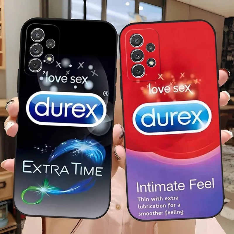 Сексуальный презерватив бренд Du-rexs чехол для телефона Samsung Galaxy S21 S22 S20 S30 S7 S10 S8 S9 S6