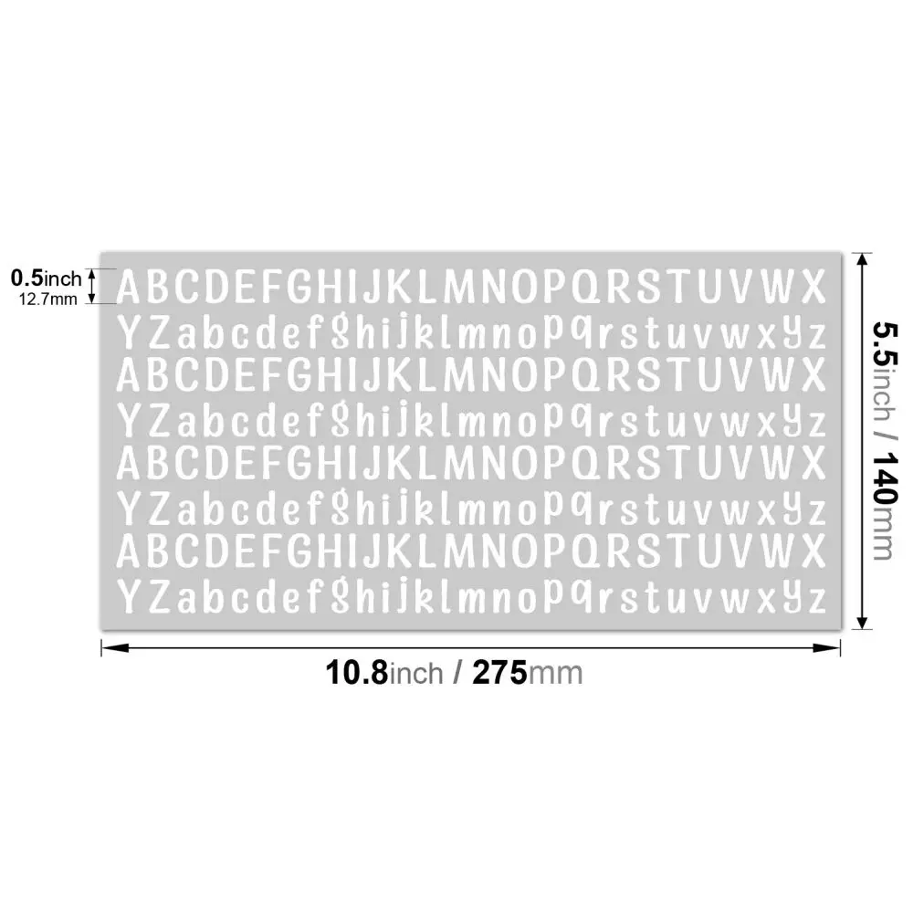 

Водостойкие наклейки-буквы для детей