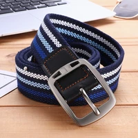general mens womens belts young students pin buckle fabric belt casual outdoor jeans comfortable military training belts